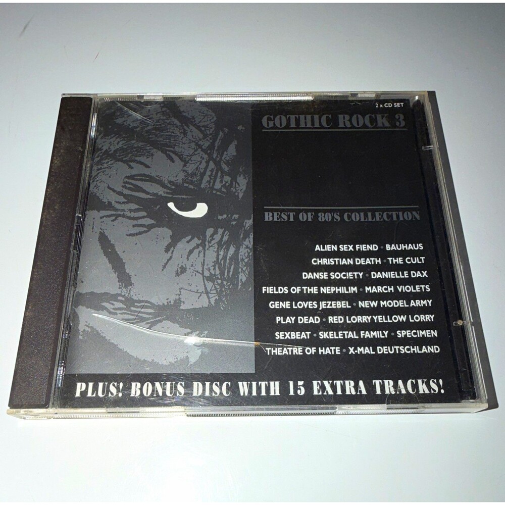 Gothic Rock 3 Cleopatra 1998 2CD Compilation CLP 0378-2 80s Gothic Rock